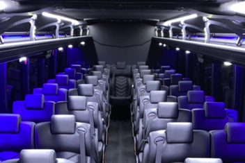 Schaumburg Charter Bus Interior
